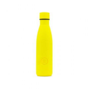 Cool Bottles Butelka termiczna 500 ml Triple cool Neonowo żółta