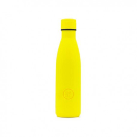 Cool Bottles Butelka termiczna 500 ml Triple cool Neonowo żółta