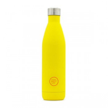 Cool Bottles Butelka termiczna 750 ml Triple cool Neonowo żółta