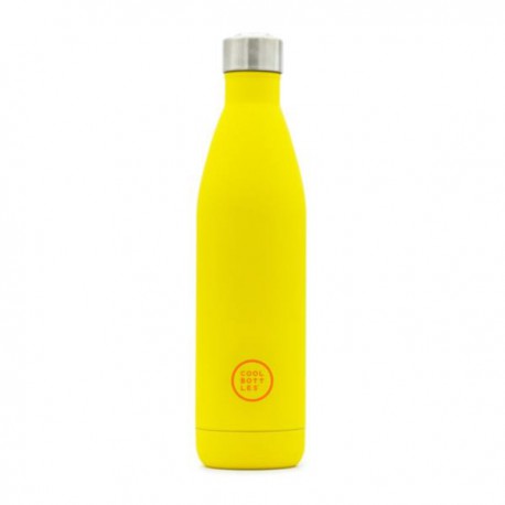Cool Bottles Butelka termiczna 750 ml Triple cool Neonowo żółta