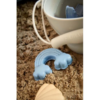 Filibabba Silikonowy zestaw wiaderko i zabawki do piasku