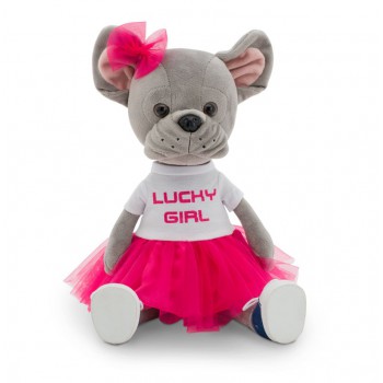 Przytulanka piesek Lucky Betsy w sukience Lucky Girl – 38cm