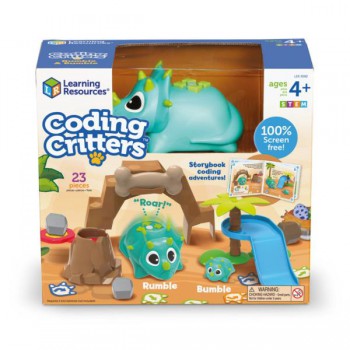 Learning Resources, Coding Critters™ Rumble, Bumble, Robot do nauki programowania dla dzieci, Dinozaur