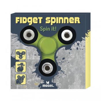 Finger Spinner - Zielony - Zabawka zręcznościowa
