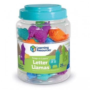 Figurki do nauki liter i poznawania kolorów, Lamy,