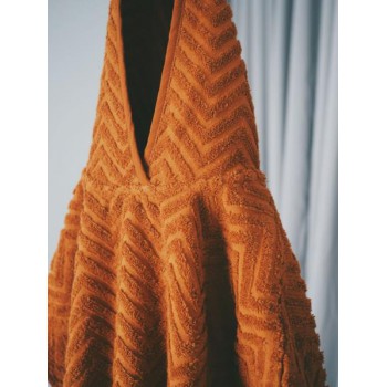 Filibabba Poncho Zigzag Rust