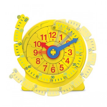 Zegar 24-godzinny z rozkładaną linią czasową