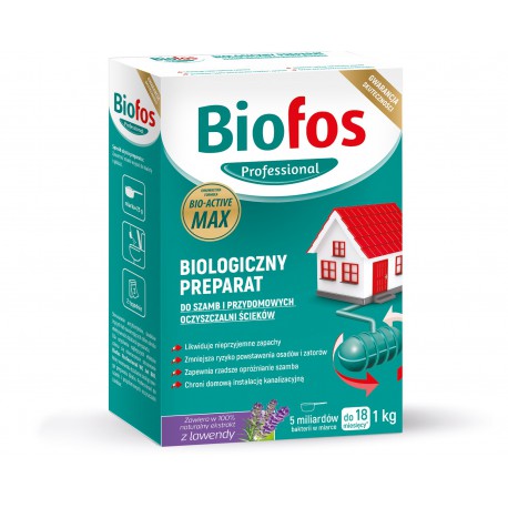 BIOFOS Professional biologiczny preparat do szamb  1kg