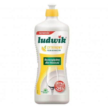 LUDWIK - płyn do mycia naczyń cytrynowy  900g