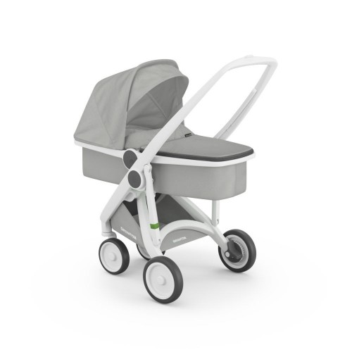 Greentom Wózek Carrycot (v.2.1) White-Grey