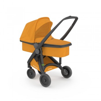 Greentom Wózek Carrycot (v.2.1) Black-Sunflower