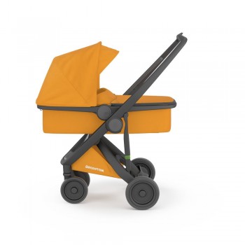 Greentom Wózek Carrycot (v.2.1) Black-Sunflower