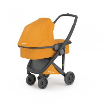 Greentom Wózek Carrycot (v.2.1) Black-Sunflower