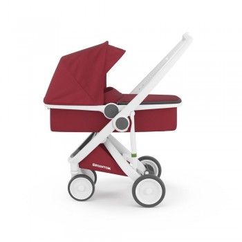 Greentom Wózek Carrycot (v.2.1) White-Cherry