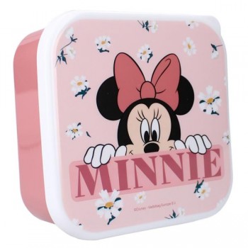 Śniadaniówka, Snack Box 3w1, Myszka Minnie, Róż