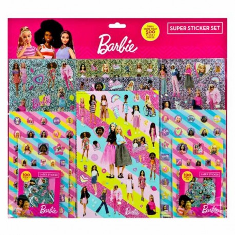 Zestaw Naklejek - Barbie- 500 szt.