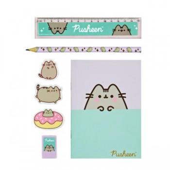 Zestaw Przyborów Szkolnych 8 el. Pusheen