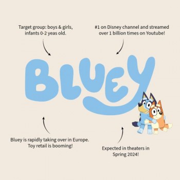 Plecak Przedszkolny z Kieszenią, Bluey