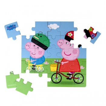 Puzzle dla dzieci w walizce, 26 elementów, Świnka